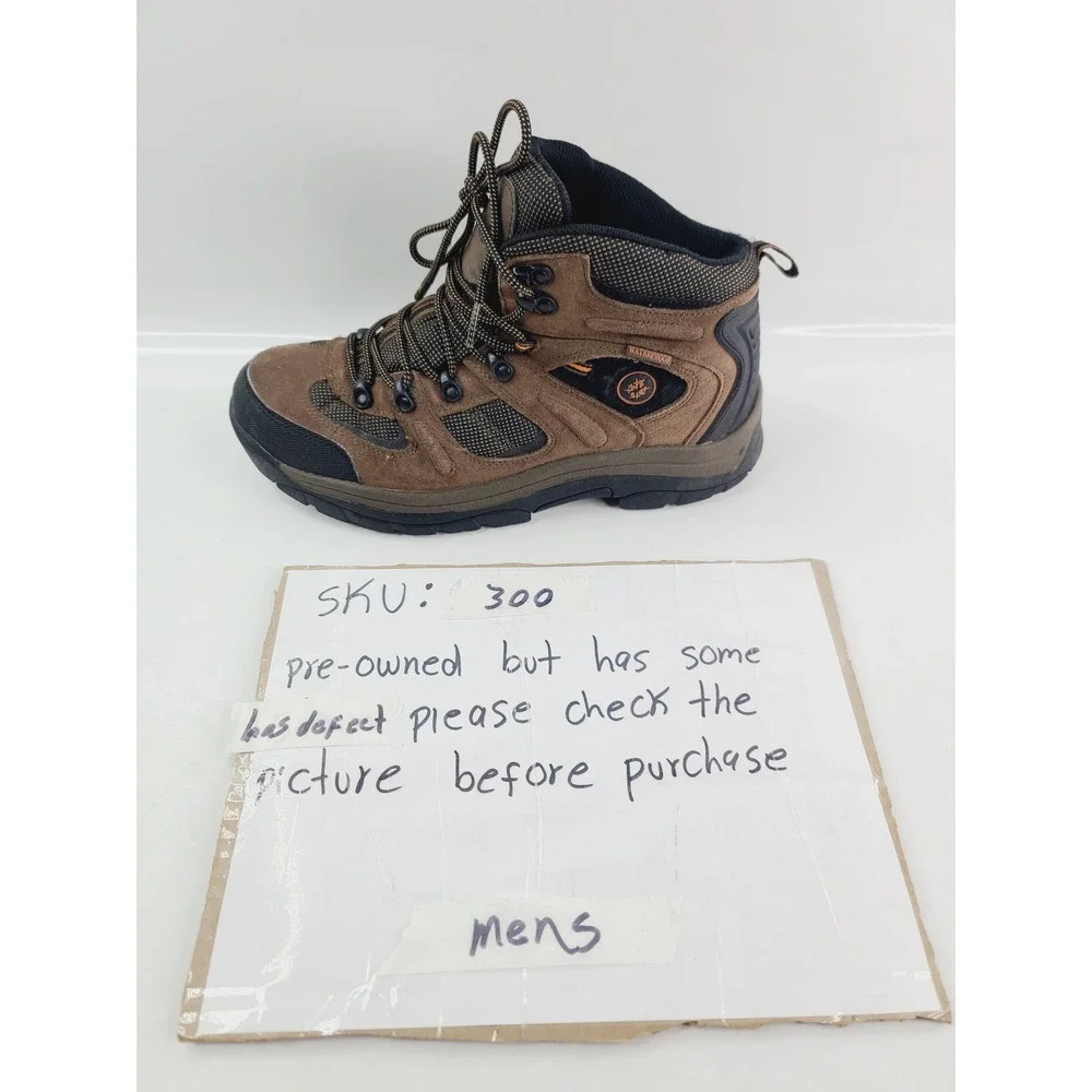 Nevados Outdoor Waterproof Hiking Boots For Men's Size 10 Brown Color. KT
